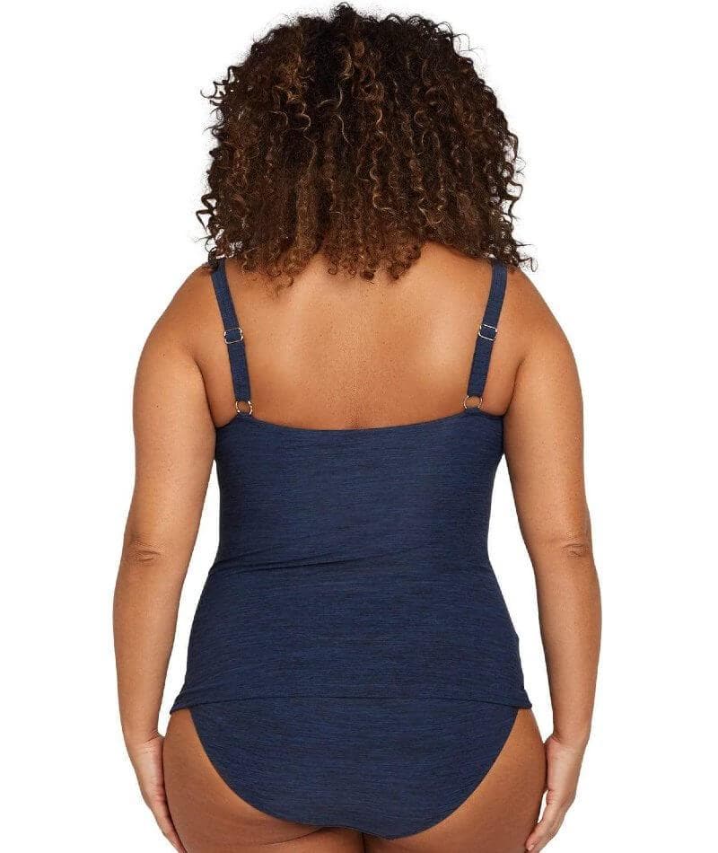 Artesands Melange Botticelli C-DD Cup Tankini Top - Navy Swim 