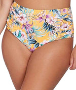 Artesands Tropo'logical Botticelli High Waist Swim Brief - Yellow Swim 