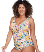 Artesands Tropo'logical Cezanne D-DD Cup Underwire Tankini Top - Yellow Swim 