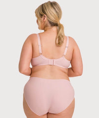 Ava & Audrey Jacqueline Full Brief with Lace - Blush Knickers 