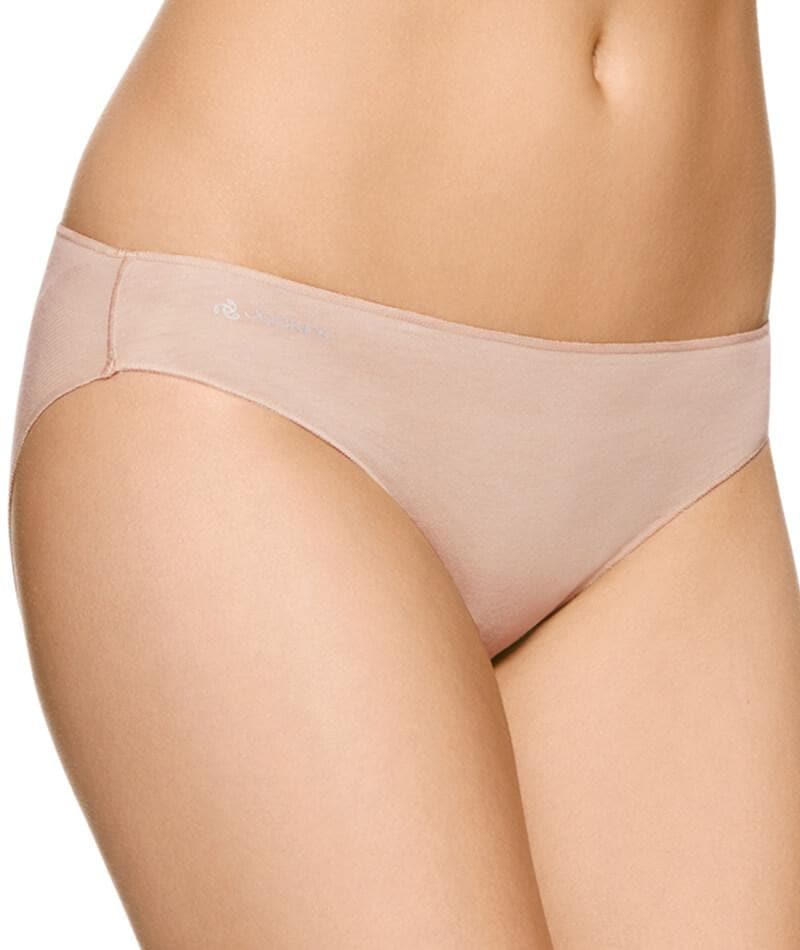 Jockey No Panty Line Promise Next Generation Cotton Bikini - Silk Beige Knickers 