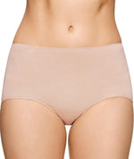 Jockey No Panty Line Promise Next Generation Cotton Full Brief - Silk Beige Knickers 10 