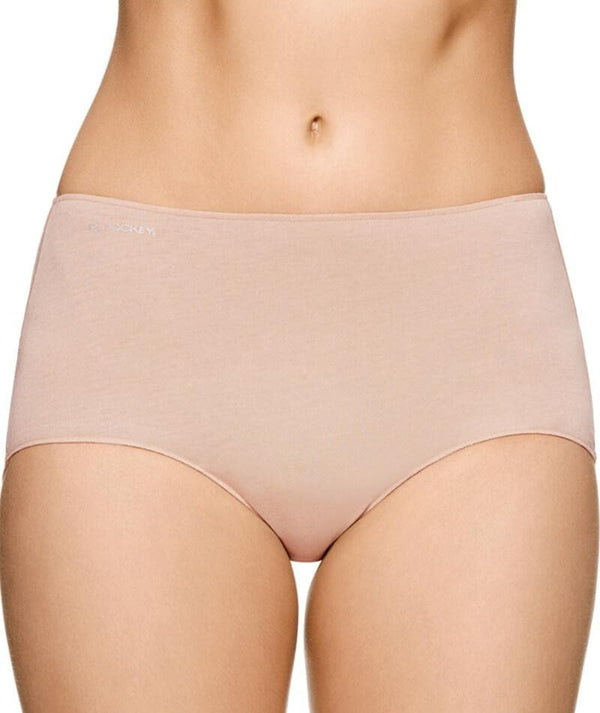 Jockey No Panty Line Promise Next Generation Cotton Full Brief - Silk -  Curvy