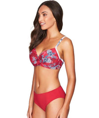 Sea Level Plains Mid Bikini Brief - Red Swim 