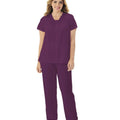 Exquisite Form Short Sleeve Pajamas Plus - Amaranth