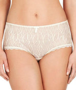 Fayreform Alessia Rose Culotte Brief - Vanilla Ice/White Smoke Knickers L 