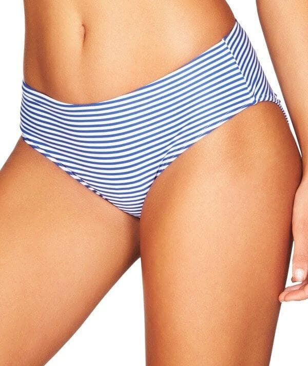 Bonds Ladies Seamless Full Briefs Panties Underwear size 10 18 Blue Stripe