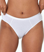 Bendon Body Cotton Bikini Brief - White Knickers 