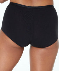 Bendon Body Cotton Trouser Brief - Black Knickers 