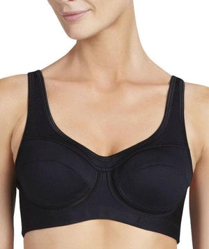 Bendon First Generation Underwire Sports Bra - Black Bras 