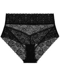 Bendon Lace High Rise Brief - Black Knickers 