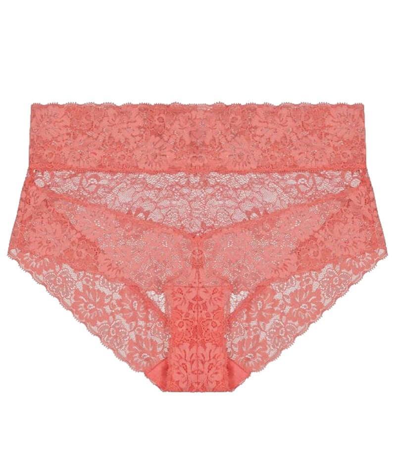 Bendon Lace High Rise Brief - Tea Rose Knickers 