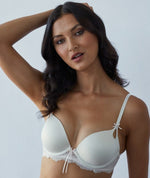 Bendon Me Keyhole Boost Bra - Pristine/Silver Peony Bras 