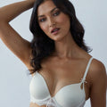 Me. by Bendon Keyhole Boost Bra - Pristine/Silver Peony