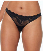 Me. by Bendon Sienna Siesta Thong Brief - Black Knickers 