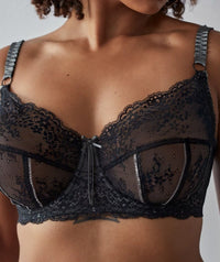 Bendon Me Sofia Underwire Bra - Jet/Pewter Bras 