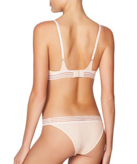 Me. by Bendon Stripe Elastic & Papertouch Demi Bra - Silver Peony Bras 