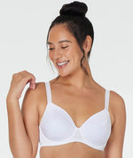 Bendon Rita Full Coverage Contour Bra - White Bras 