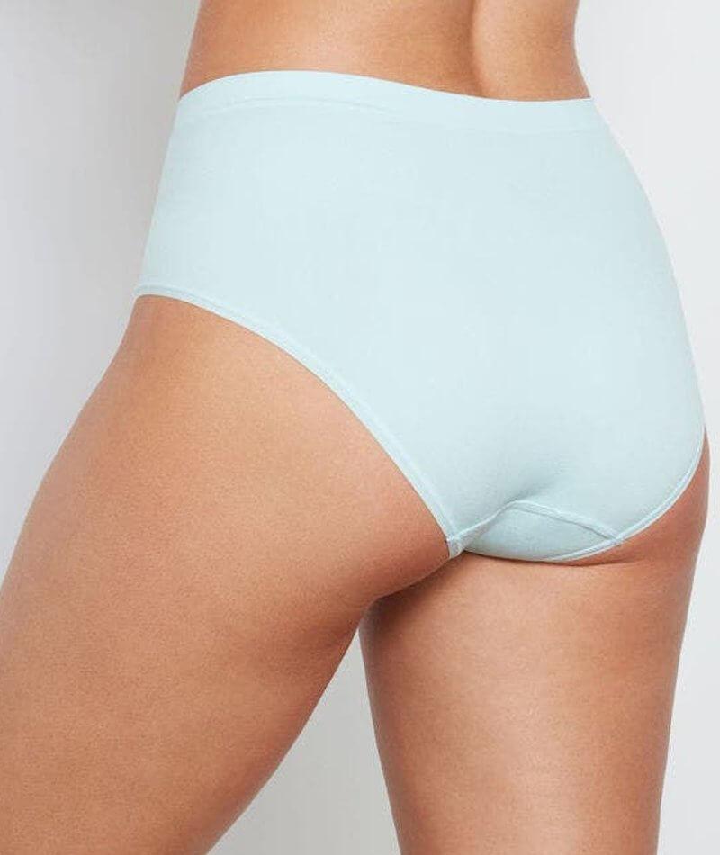 Bendon Seamless High Rise Brief - Cool Blue Knickers 