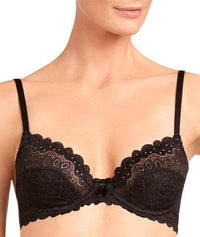 Bendon Yvette Lace Underwire Bra - Black Bras 