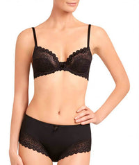 Bendon Yvette Lace Underwire Bra - Black Bras 