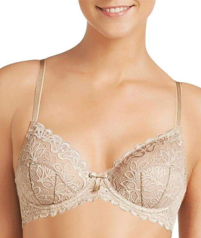 Bendon Yvette Lace Underwire Bra - Natural Bras 