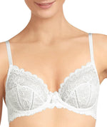 Bendon Yvette Lace Underwire Bra - White Bras 