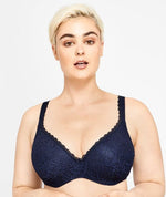 Berlei Barely There Lace Contour Bra - Navy Bras 