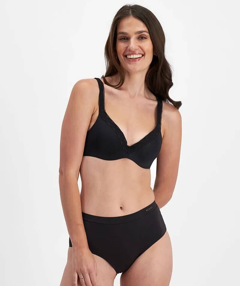 Berlei Barely There Luxe Contour YZPE Black Womens Bra