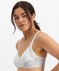 Berlei Electrify Mesh Underwire Sports Bra - White Bras 