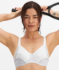 Berlei Electrify Mesh Underwire Sports Bra - White Bras 