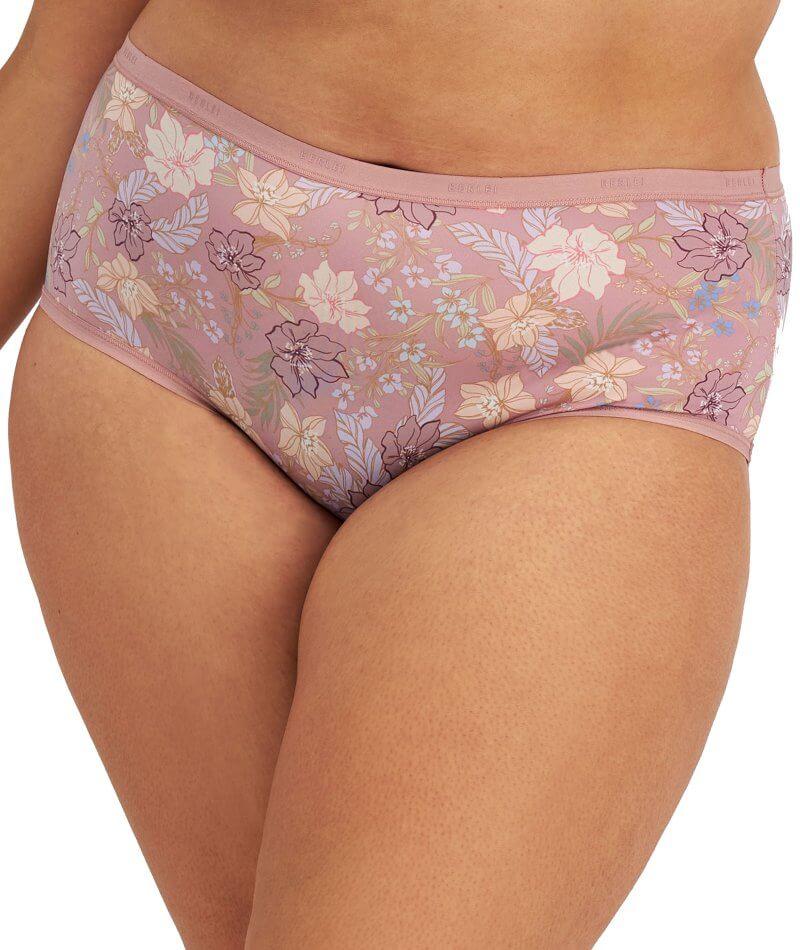 Berlei Lift & Shape Print Full Brief - Pink Floral Knickers 