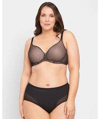 Berlei Lift & Shape T-Shirt Mesh Bra - Black Bras 