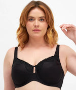 Berlei Luminous Embroidery Minimiser Bra - Black Bras 