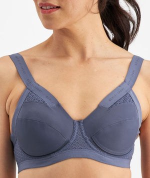 Berlei Shift Underwire Sports Bra - Grey Suede Bras 