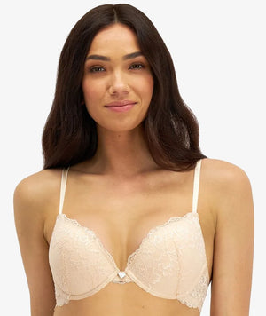 Berlei Temple Luxe Lace Level 1 Push Up Bra - Nude Bras 