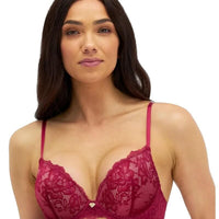 Temple Luxe by Berlei Lace Level 2 Push Up Bra - Persian Red