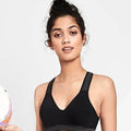 Berlei Electrify Mesh Underwire Crop Sports Bra - Black