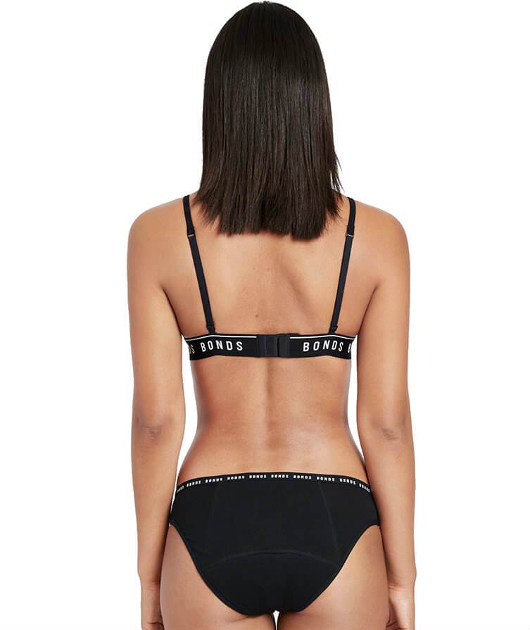 Buy Clovia Low Rise Half Coverage Bikini Panty - Black at Rs.249