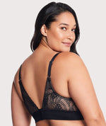 Bramour Gramercy Luxe Lace Bralette - Black Bras 