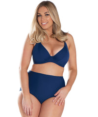 Curvy Kate Jetty Halterneck Bikini Top - Navy Swim 