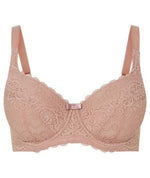 Ava & Audrey Sienna Lace Contour Bra - Rose Bras 12DD 