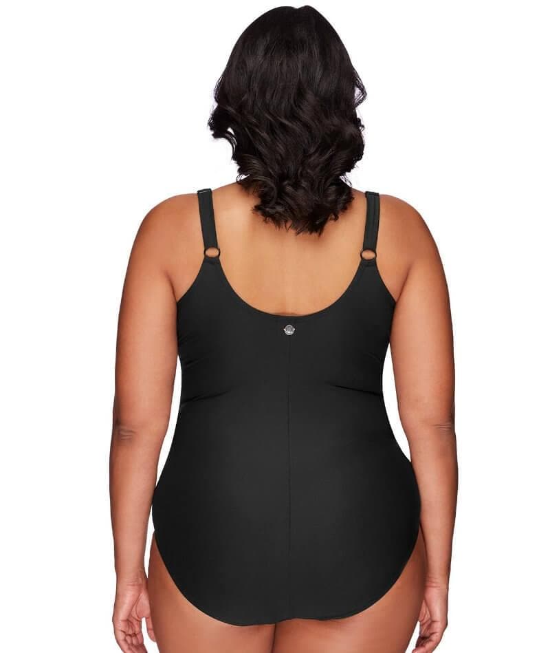 Artesands Delacroix Cross Front D-G Cup One Piece Swimsuit - Black Swim 