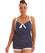 Capriosca Boyleg One Piece with Bow - Navy Dots Swim 10 