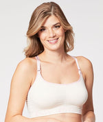 Cake Maternity Cotton Candy Seamless Sleep & Yoga Nursing Bra - Blush Bras 