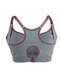 Cake Maternity Cotton Candy Seamless Sleep & Yoga Nursing Bra - Heather Grey Bras 