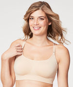 Cake Maternity Cotton Candy Seamless Sleep & Yoga Nursing Bra - Nude Bras 