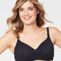 Cake Maternity Croissant Seamless Flexi Wire Nursing Bra -  Black