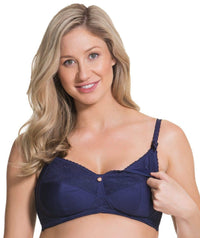 Cake Maternity Tea Wireless Soft Cup Nursing Bra - Navy Bras 