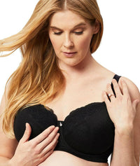 Cake Maternity TimTams Flexi Wire Lace Nursing Bra - Black Bras 